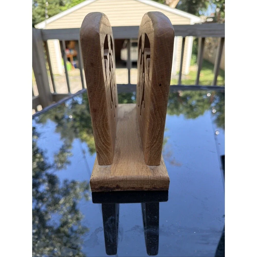 Handcrafted Wooden Wolf And Cactus Napkin Holder RusticFarmhouse Decor Southwest